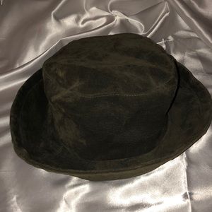 DANIER Suede Leather Bucket Hat